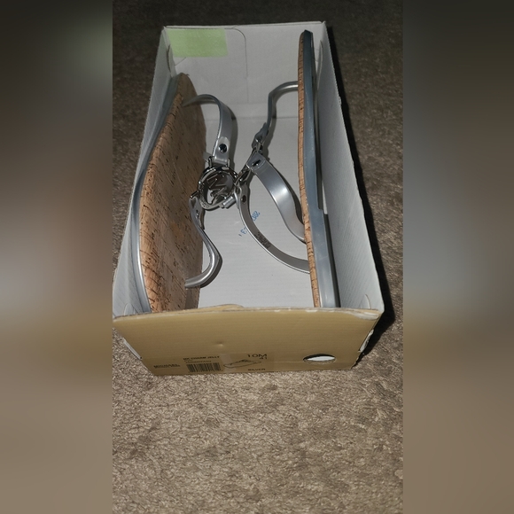 Michael Kors Women's Silver Sandals - Picture 2 of 2